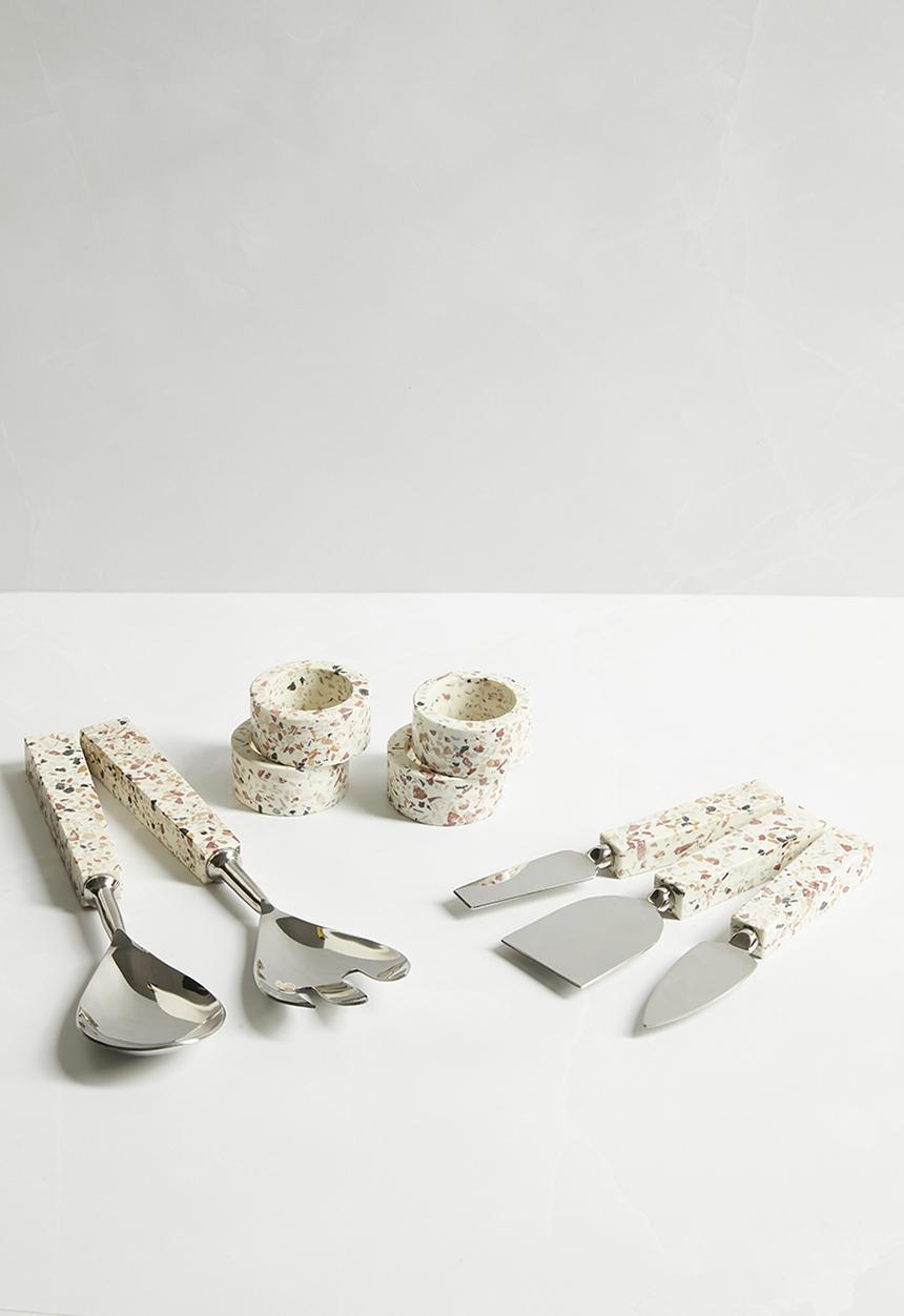 Sixth Floor - Cleo cheese knives set of 3 - Terrazzo