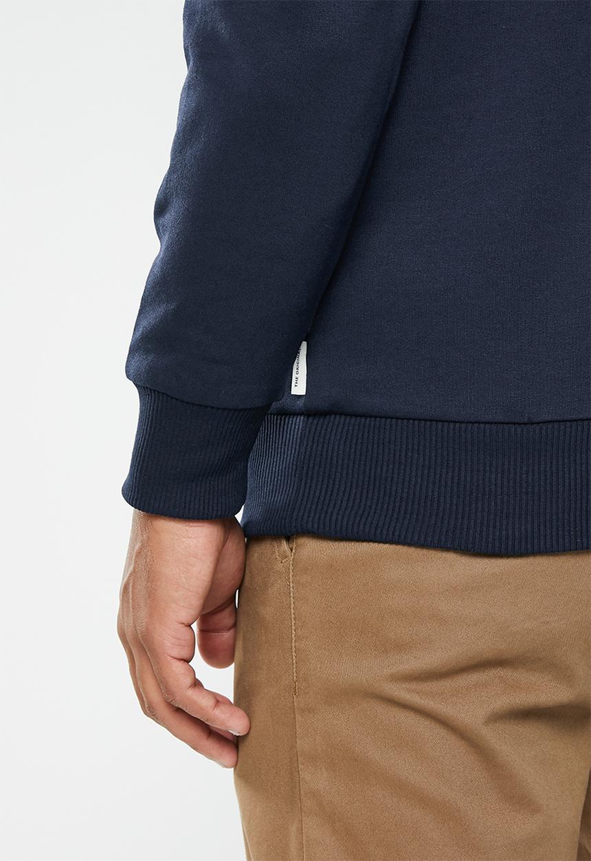 Ben Sherman - TARGET CREW SWEATER L/S - NAVY