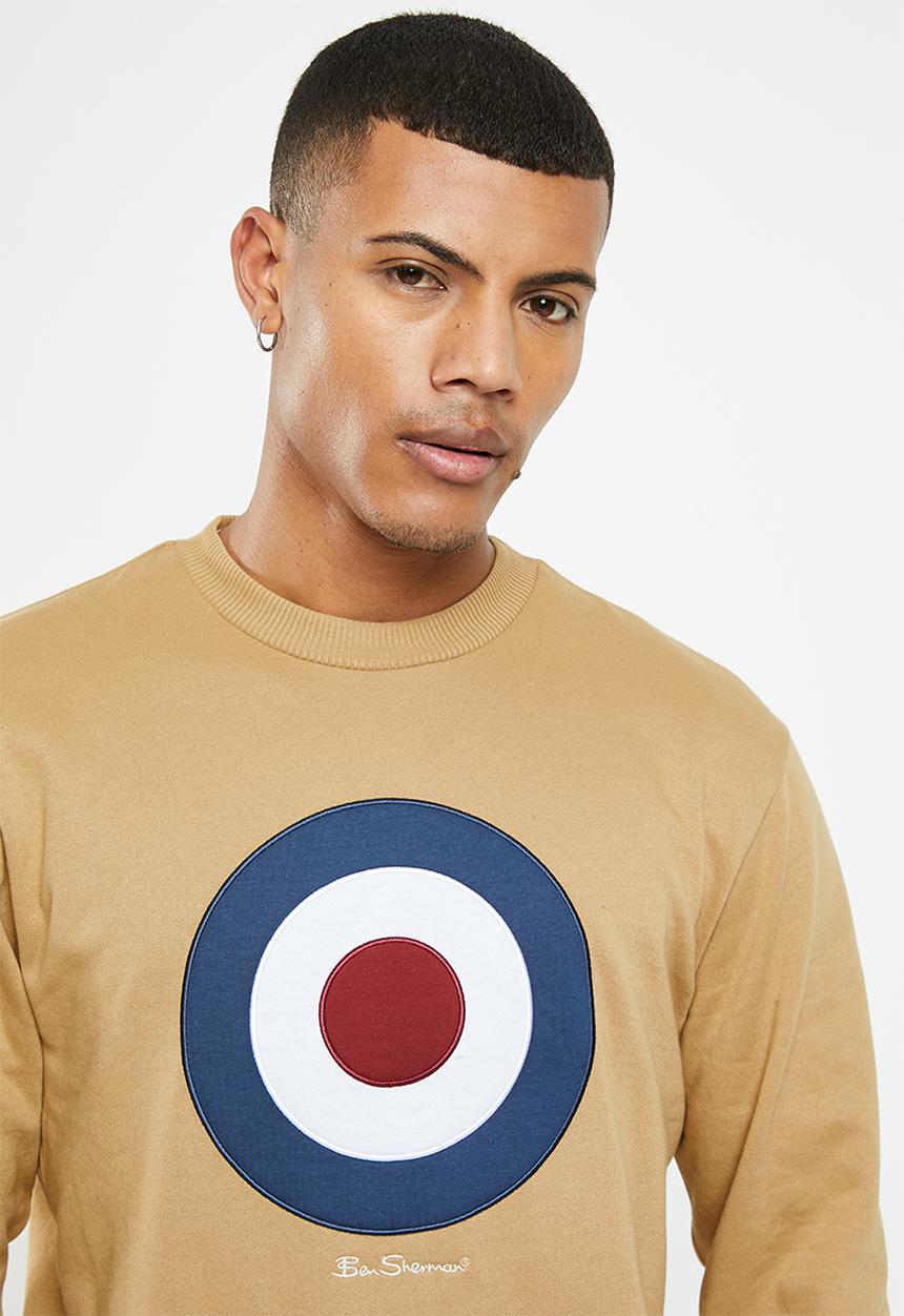 Ben Sherman - Target crew sweater - sand