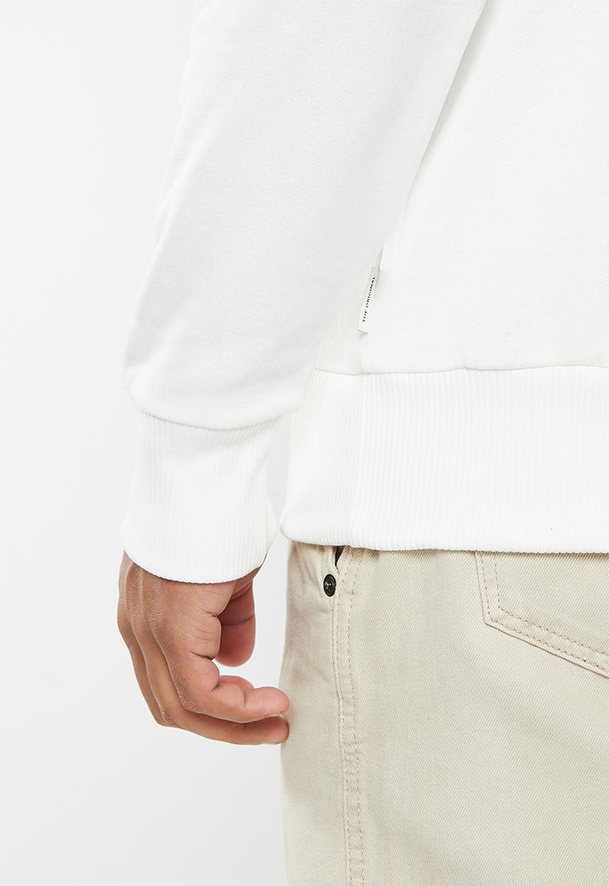 Ben Sherman - Col block crew sweater - ivory