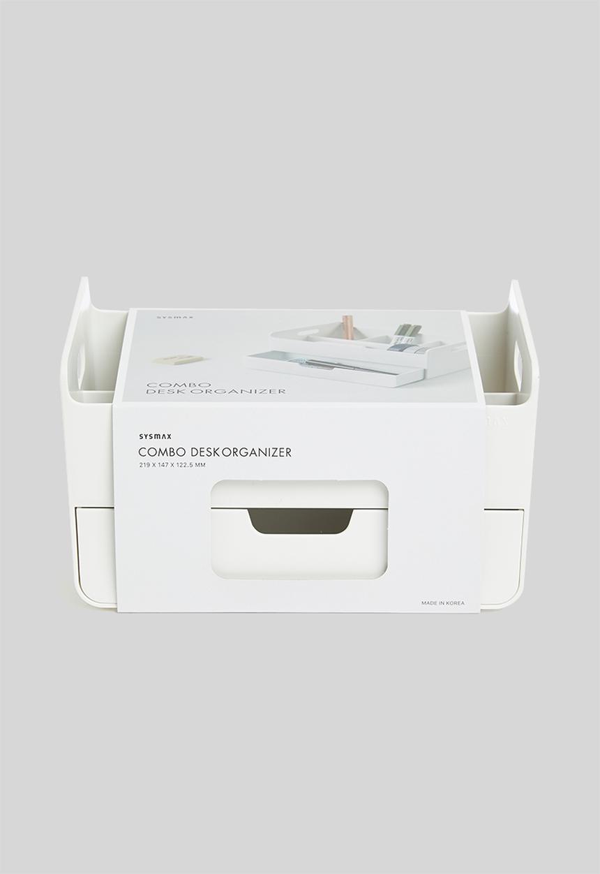 Litem - Combo desk organiser - white