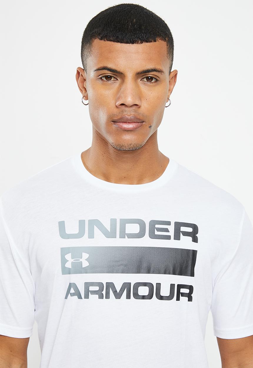 Under Armour - Ua team issue wordmark short sleeve - white