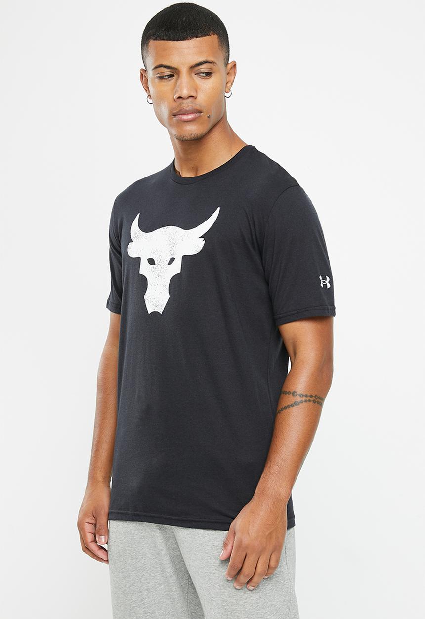 Under Armour - Ua project rock brahma bull short sleeve - black