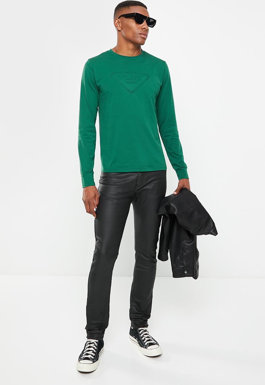 Valenta - Epic long sleeve T-shirt - bottle green