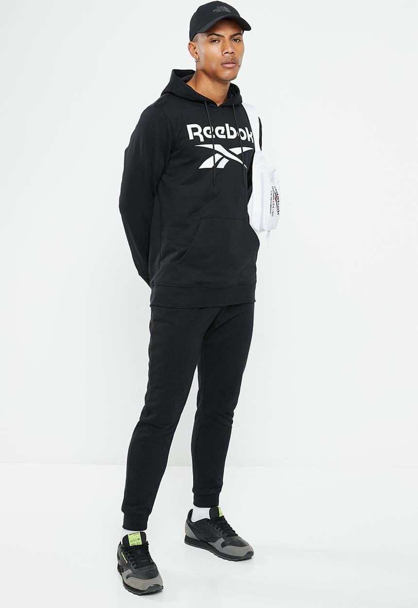 Reebok - Ri big stacked logo hood - black