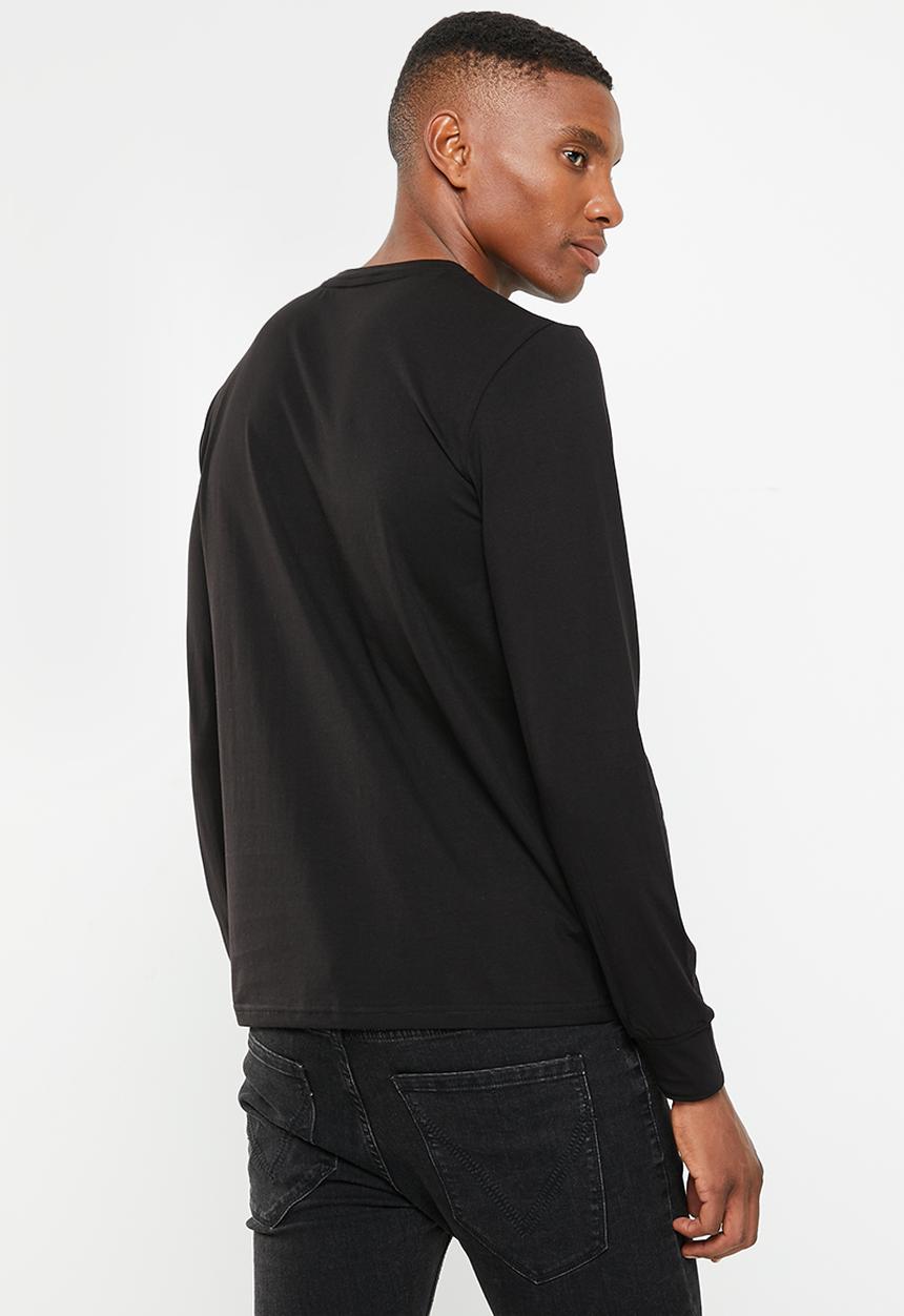 Valenta - Luca long sleeve T-shirt - black