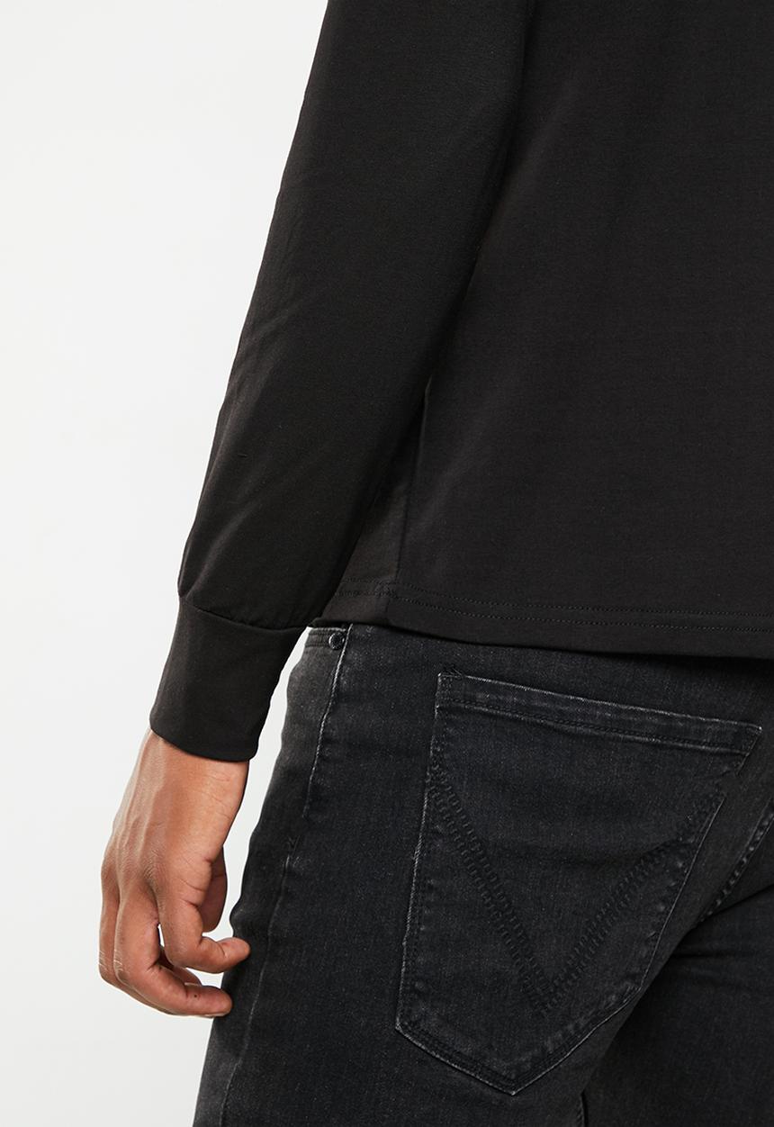 Valenta - Luca long sleeve T-shirt - black