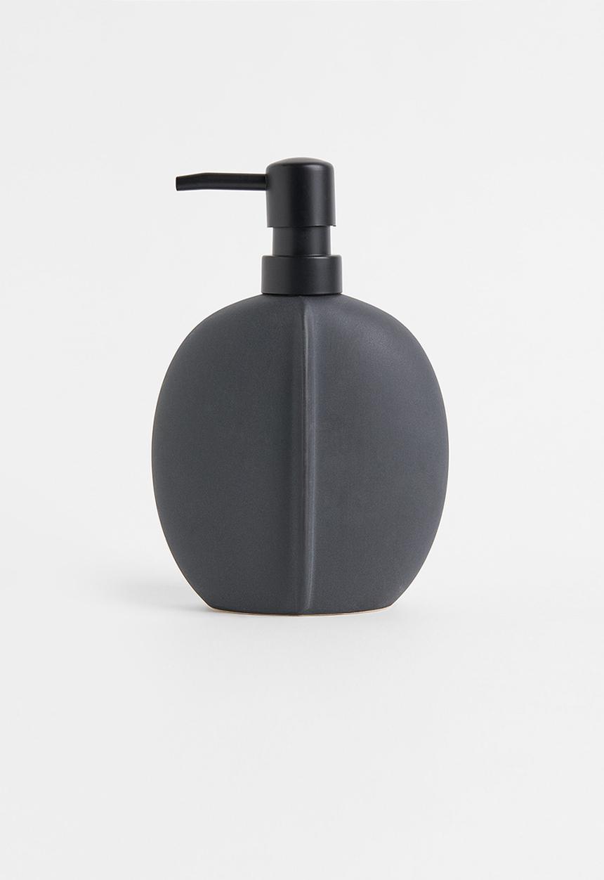 H&M - Stoneware soap dispenser - anthracite grey