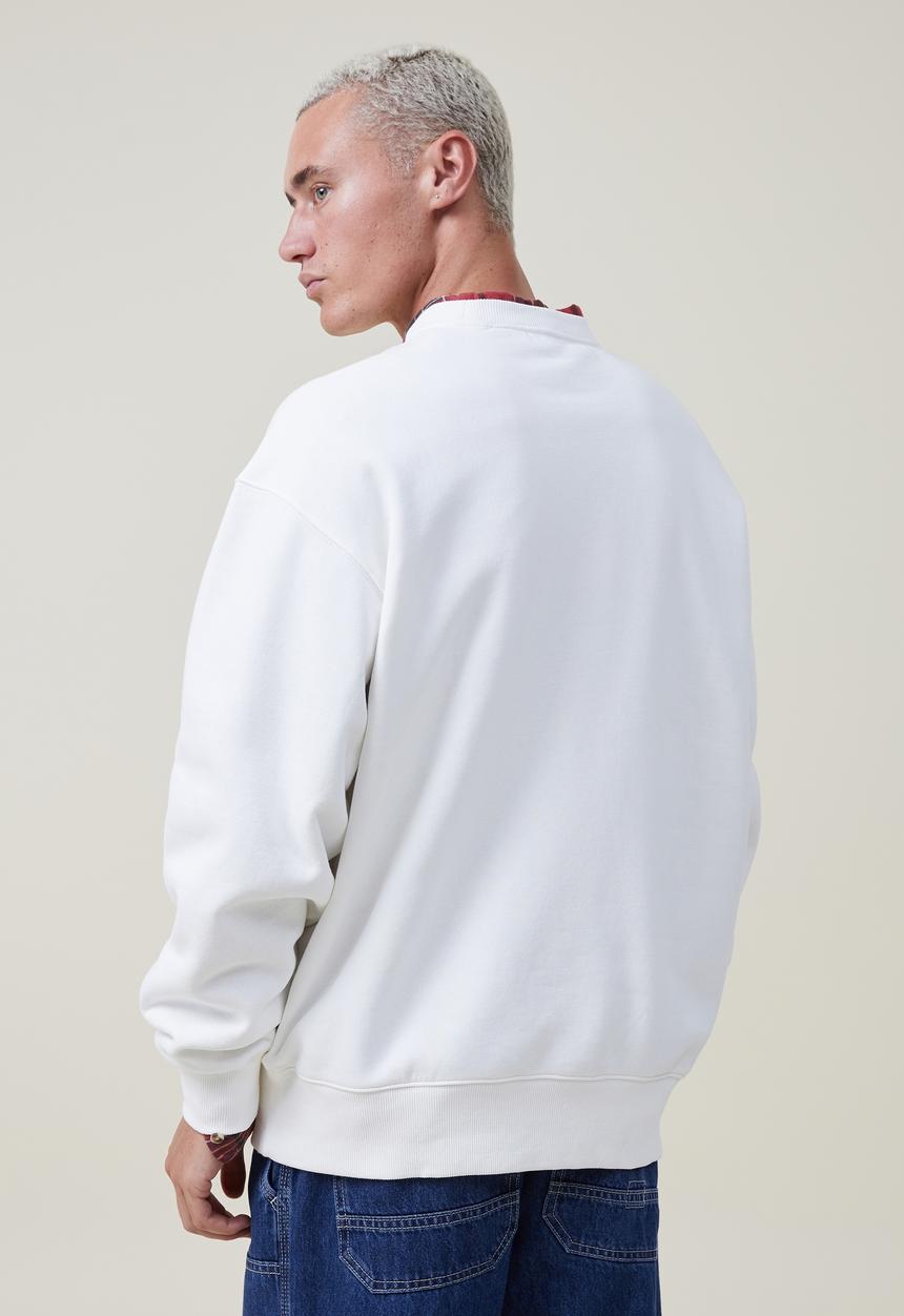 Cotton On - Mickey oversized sweater - lcn dis vintage white/josh thorsen 