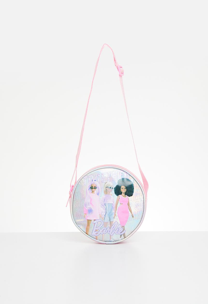 Pop Candy - Barbie metallic round sling bag - pink