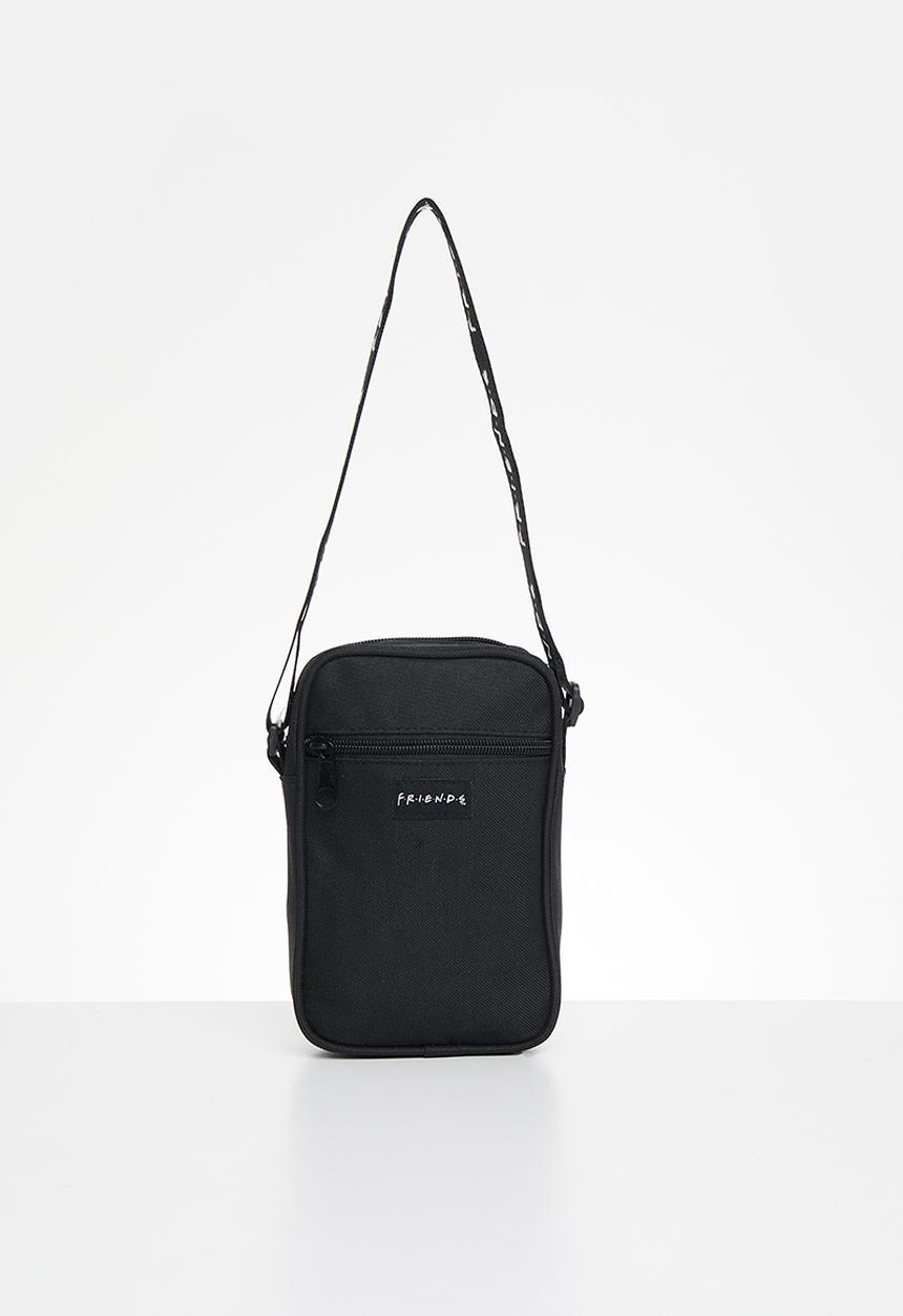Pop Candy - Friends tape cross body bag - black