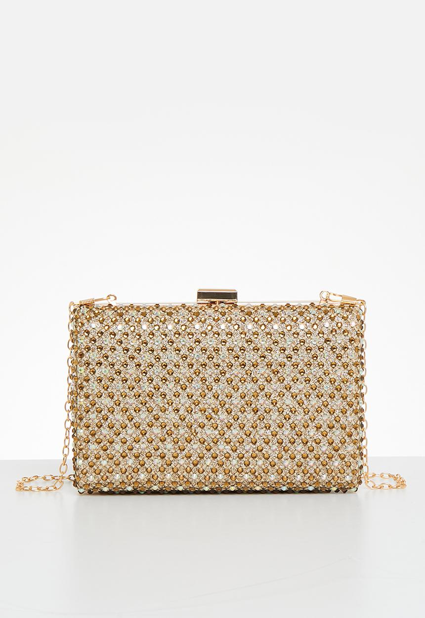 MILLA - Leighton clutch bag - gold