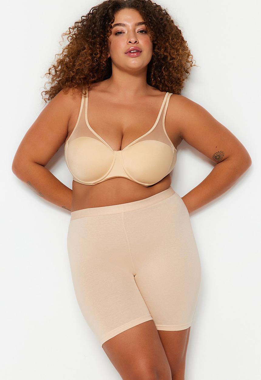 Trendyol - Plus shaper shorts - skin
