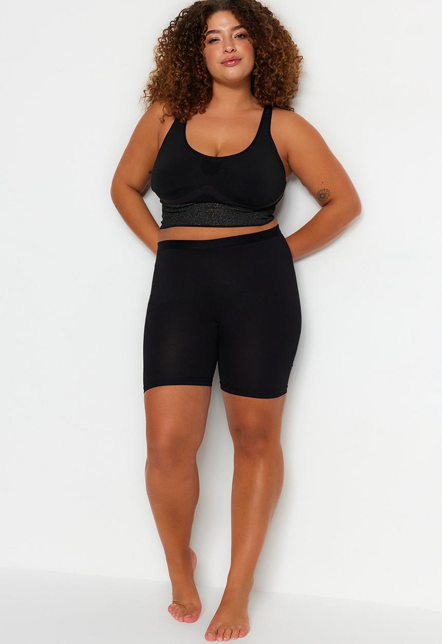 Plus shaper shorts - black