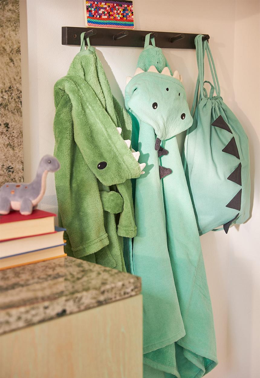 H&M - Dressing gown - green/dinosaur 
