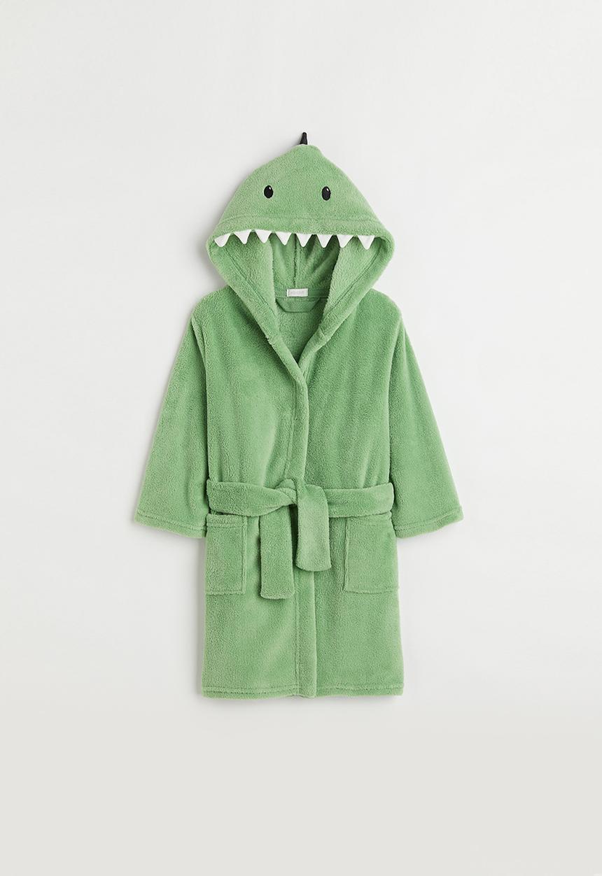H&M - Dressing gown - green/dinosaur 
