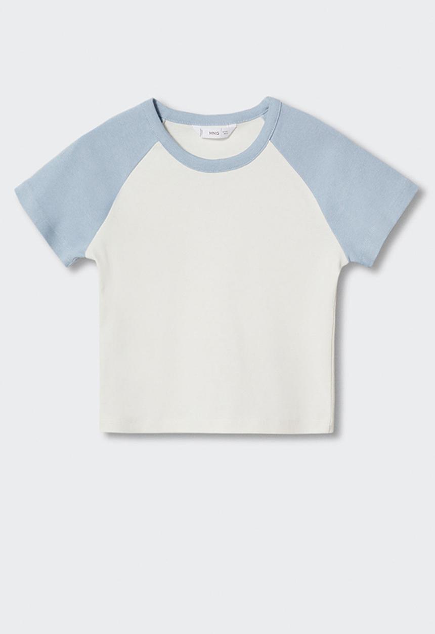MANGO - T-shirt insti - blue