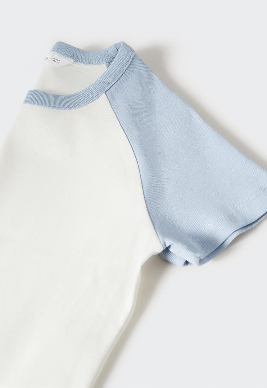 MANGO - T-shirt insti - blue