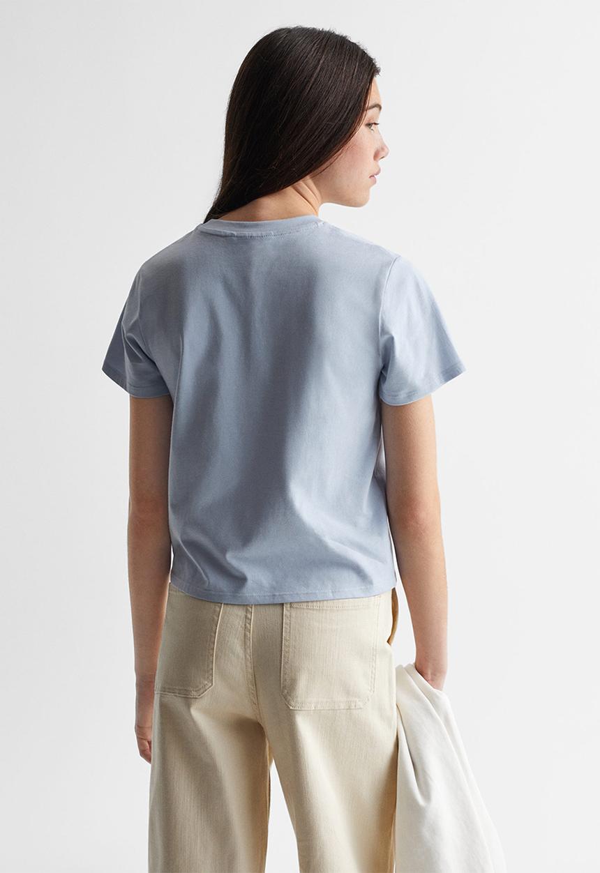 MANGO - T-Shirt corn - blue