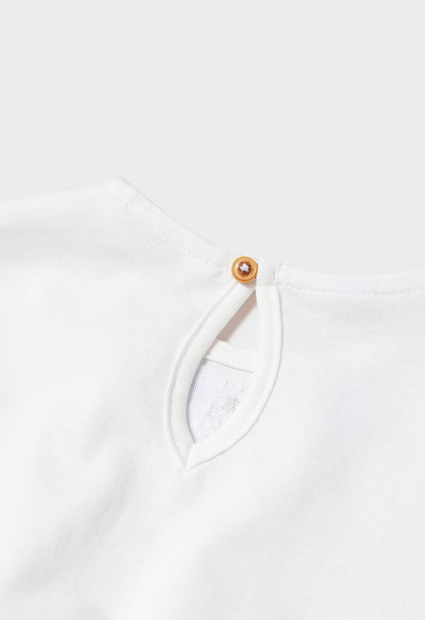 MANGO - T-shirt jewel - off white