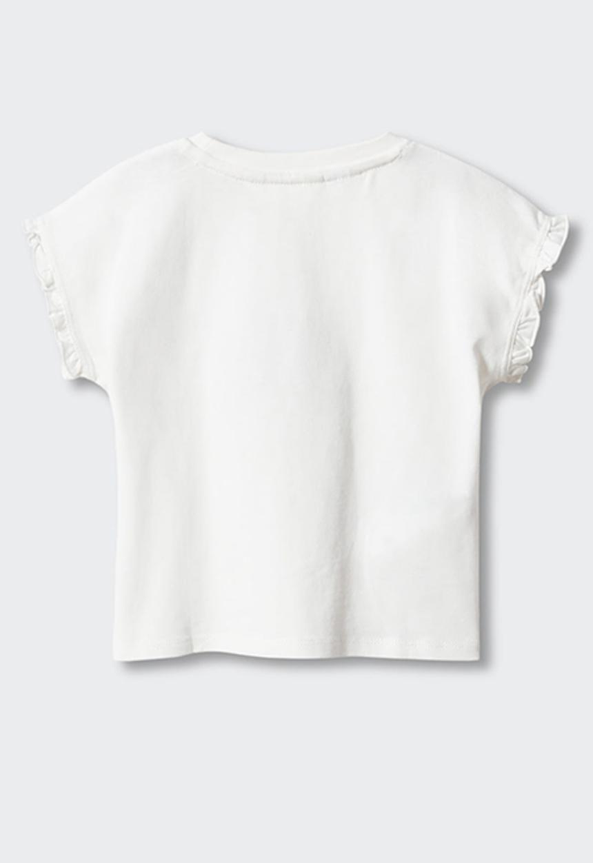 MANGO - T-Shirt caracol - off white