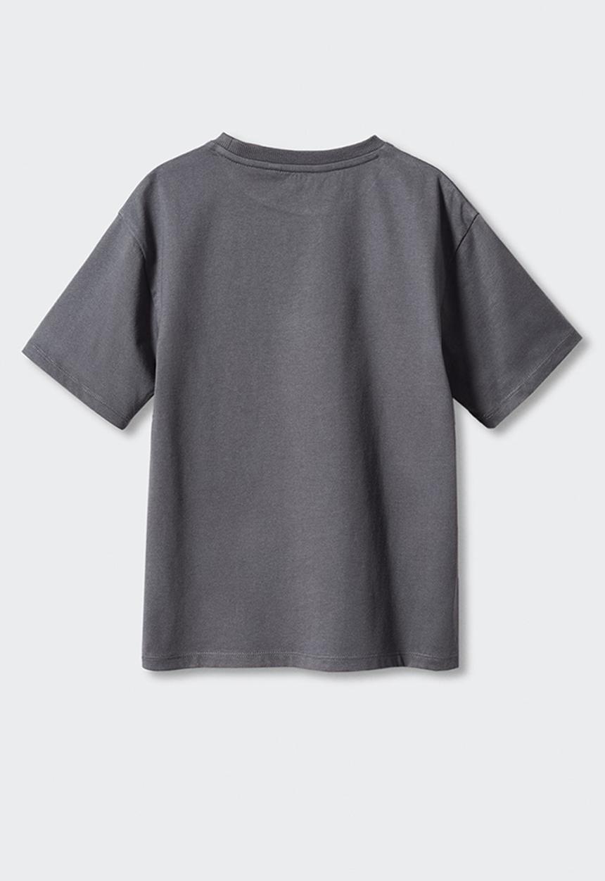 MANGO - T-shirt game - charcoal