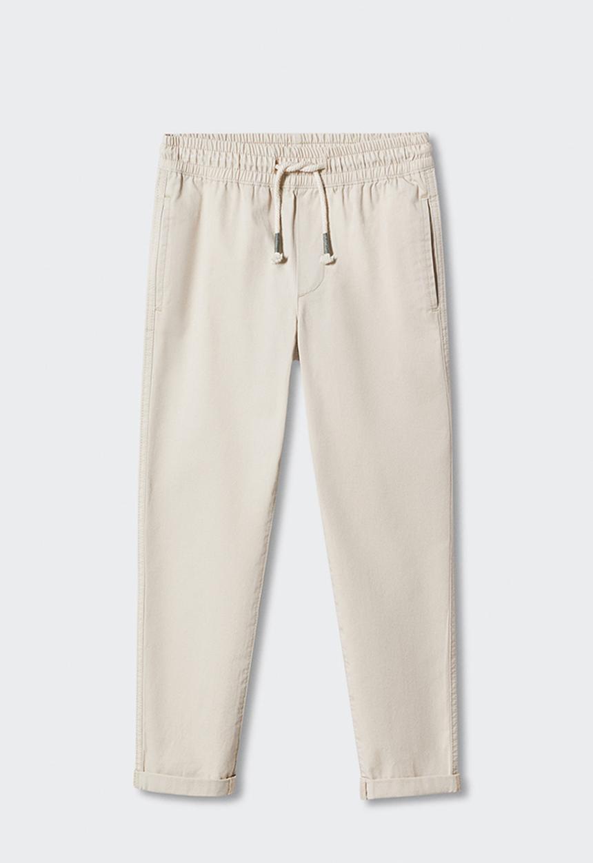 MANGO - Trousers franky4 - ice white