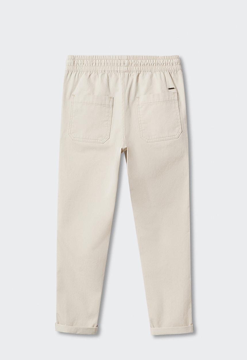MANGO - Trousers franky4 - ice white