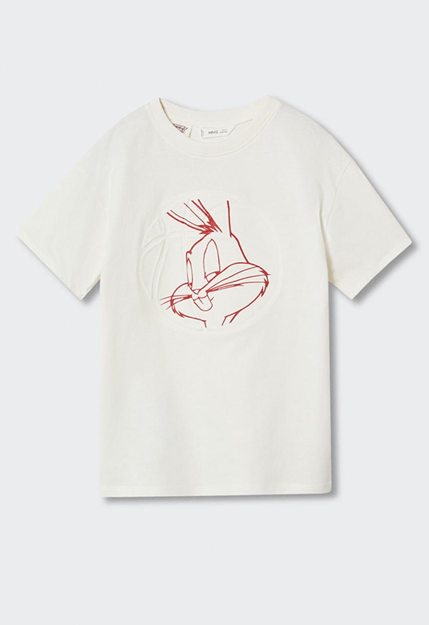 MANGO - T-Shirt ballbugs - white