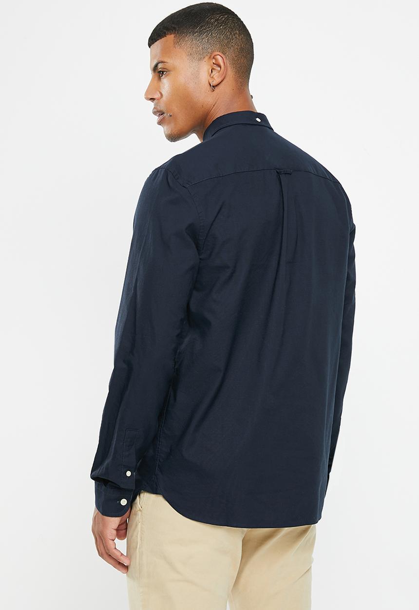 Lyle & Scott - Oxford shirt - navy