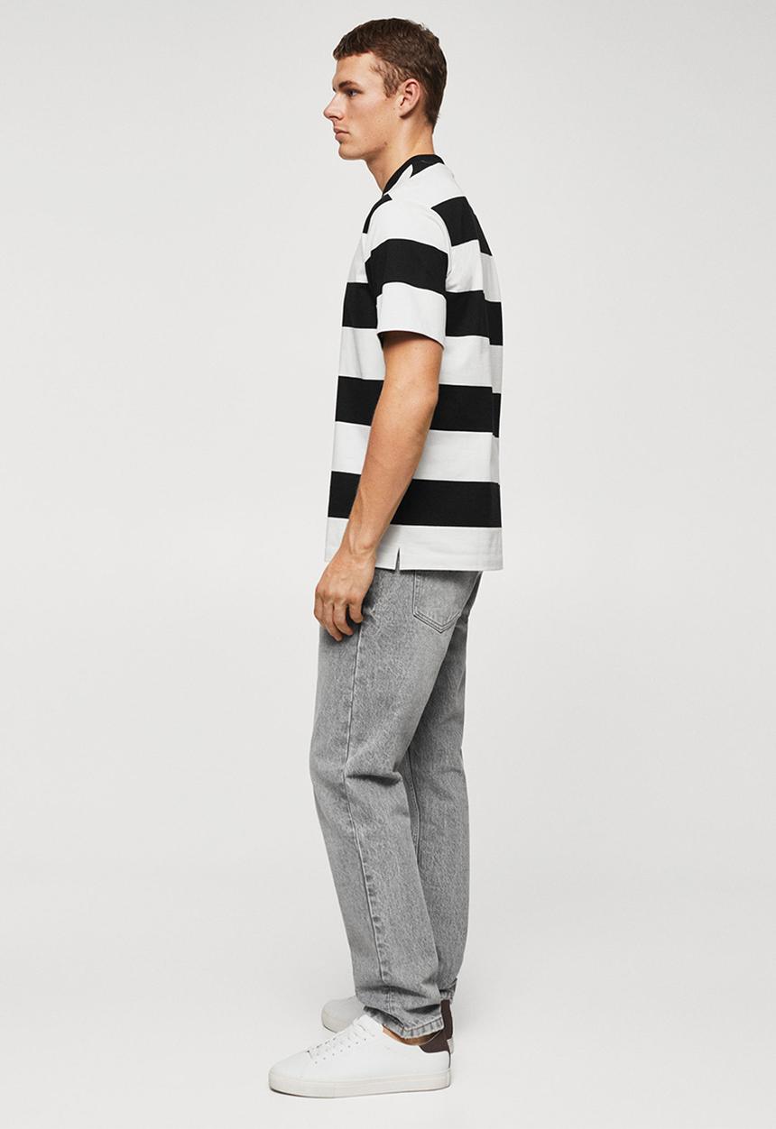 MANGO - T-shirt mag - black