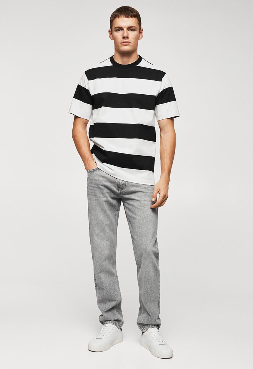 MANGO - T-shirt mag - black