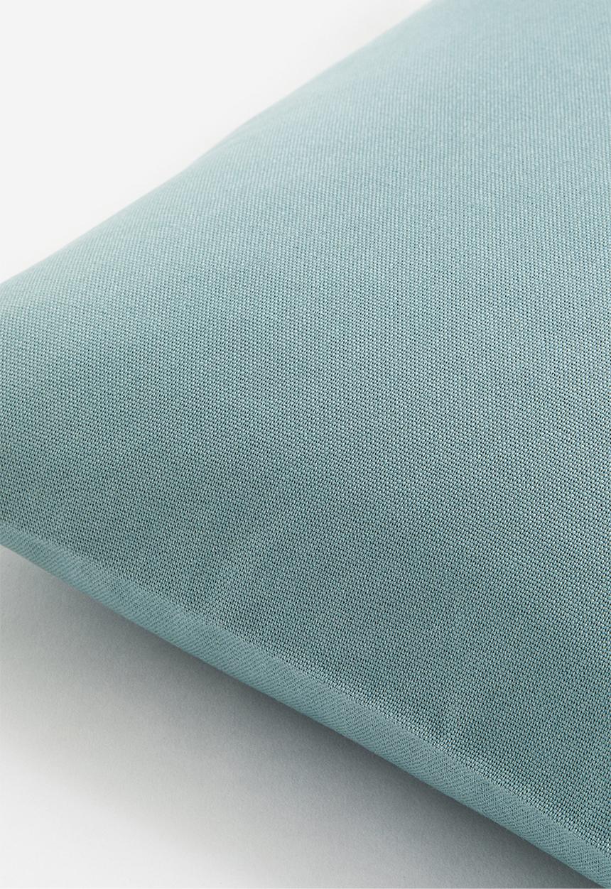 H&M - Cotton canvas cushion cover - light turquoise