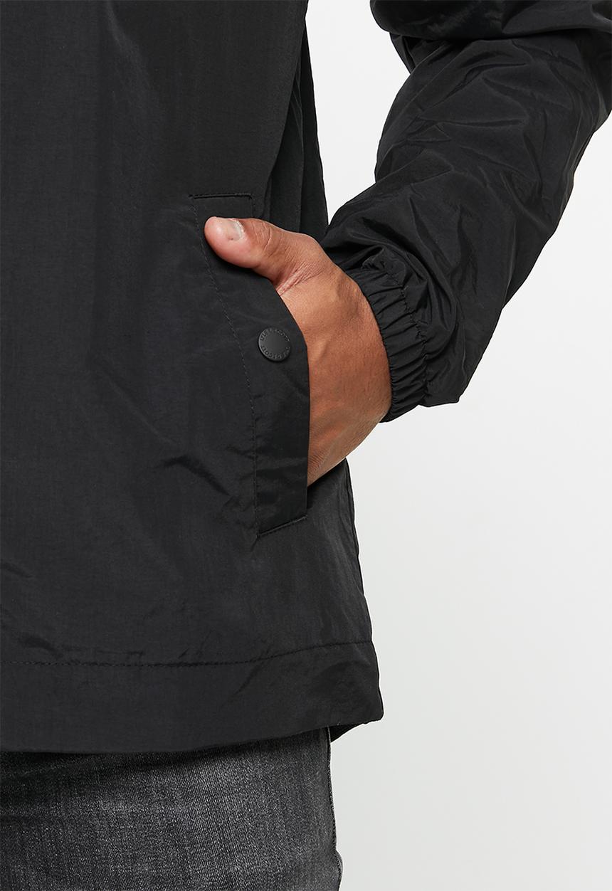 Lyle & Scott - Zip through hooded jacket - jet black