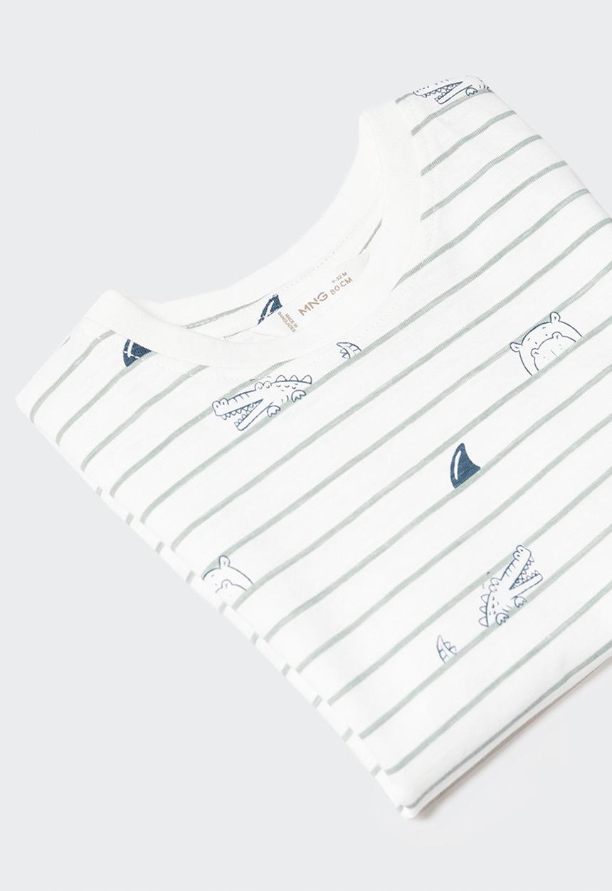 MANGO - T-Shirt coco - white