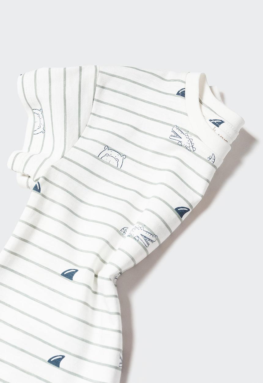 MANGO - T-Shirt coco - white