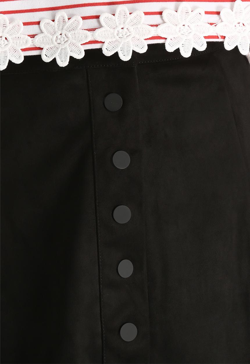 Glamorous - Button A Line Skirt