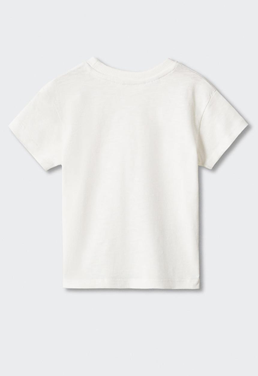 MANGO - T-Shirt ballena - white