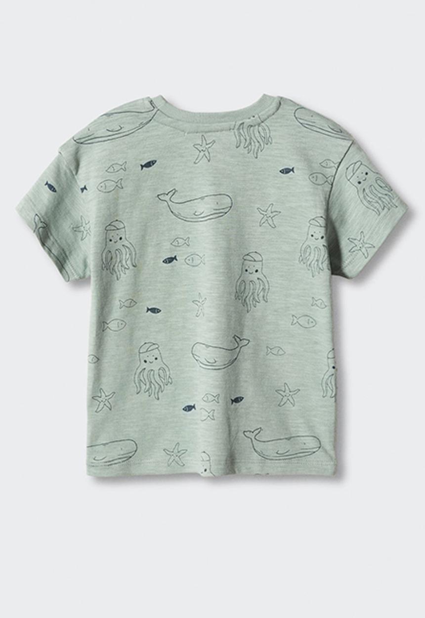MANGO - T-Shirt agua - turquoise
