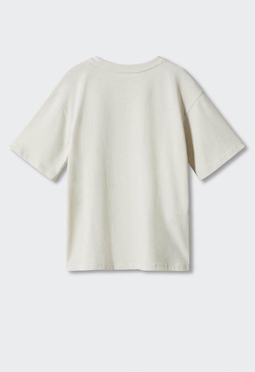 MANGO - T-shirt explorer - sand