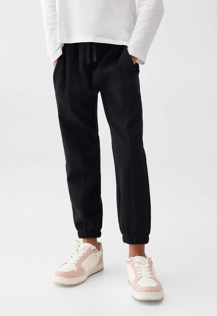 MANGO - Trousers susan - black