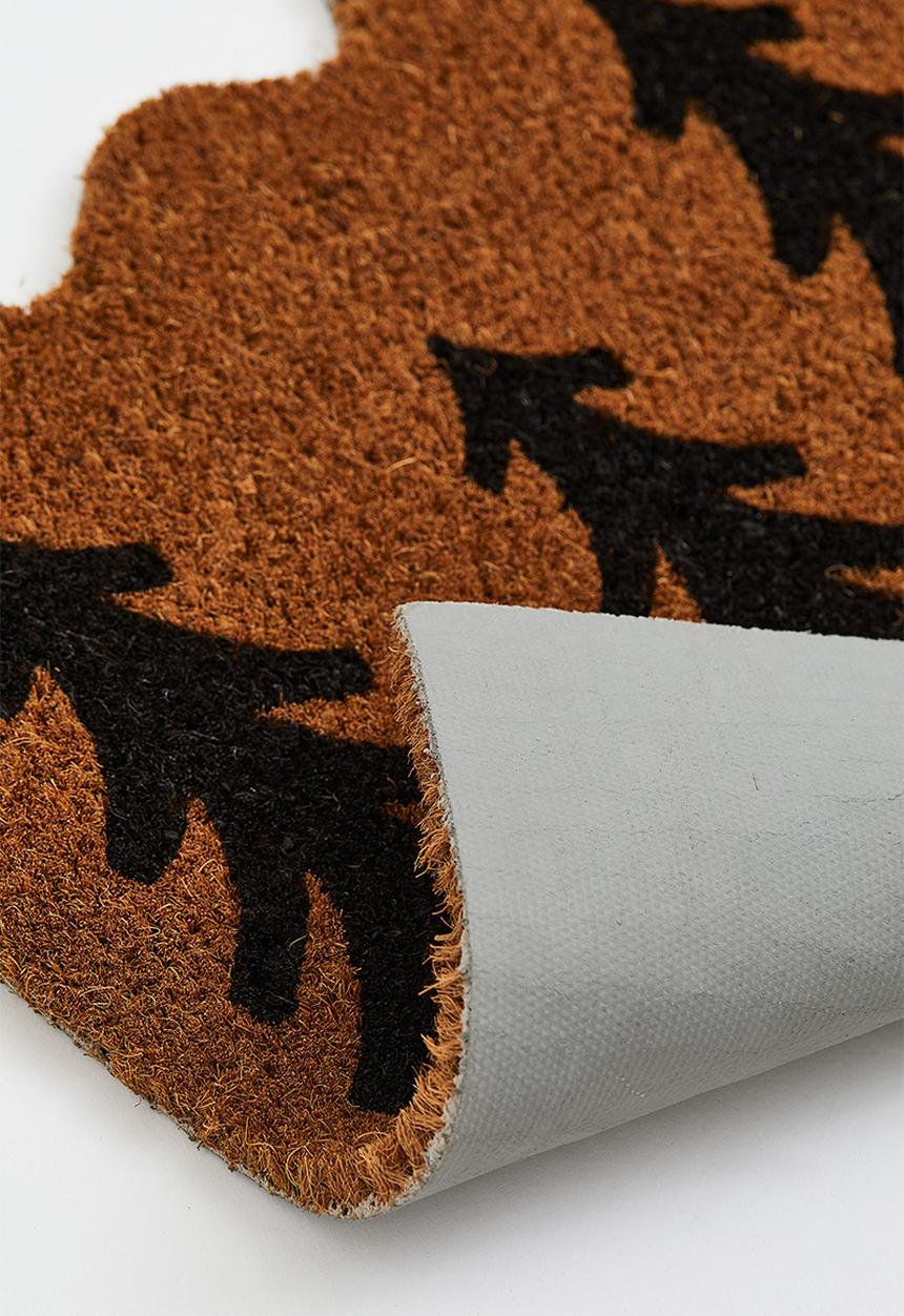 H&M - Coconut fibre doormat - brown/trees