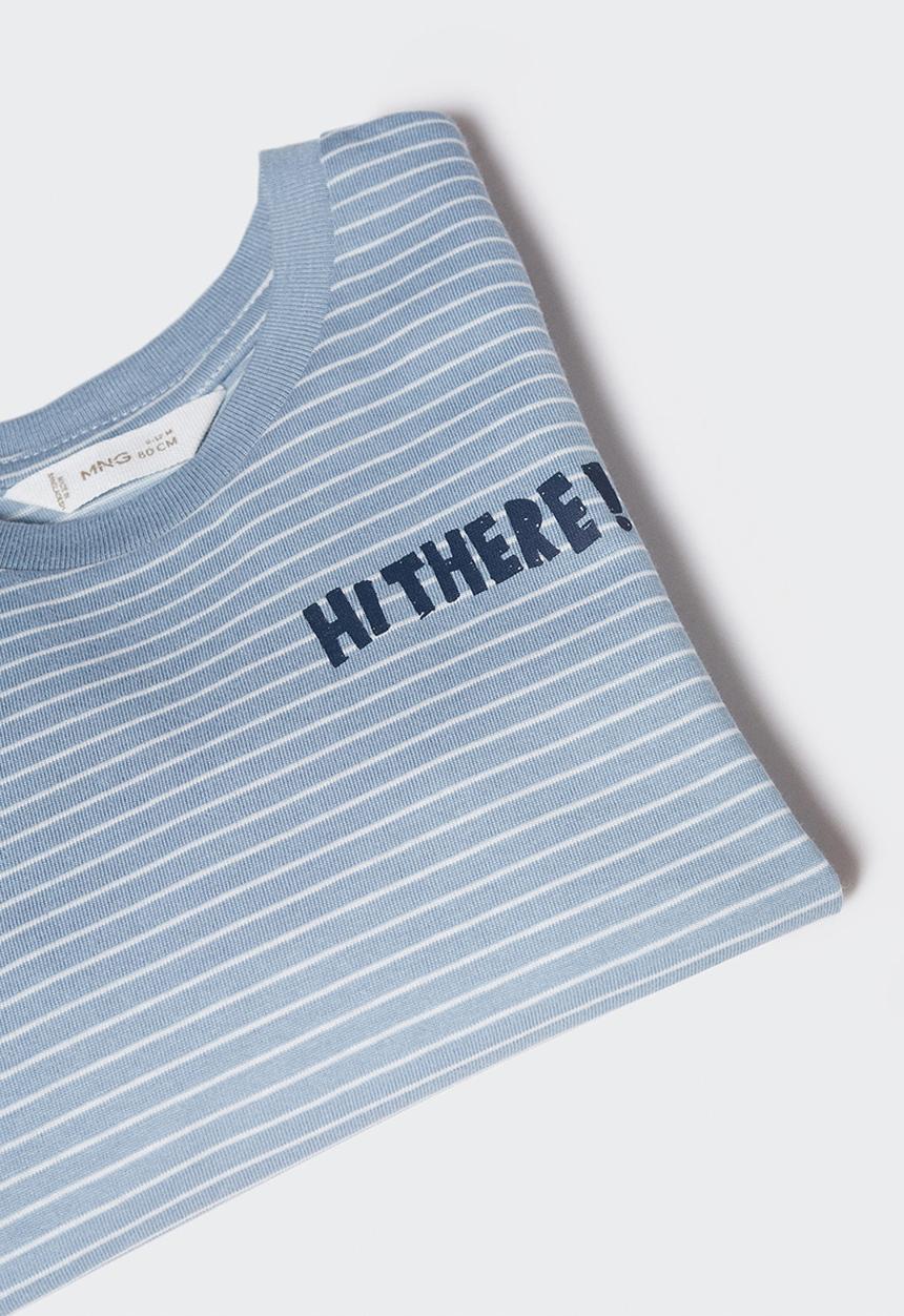 MANGO - T-shirt ivan 4 - blue