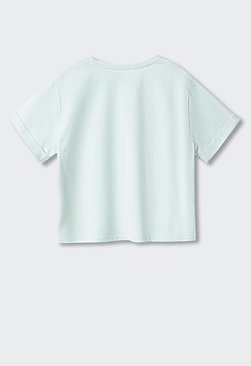 MANGO - T-shirt grow - green