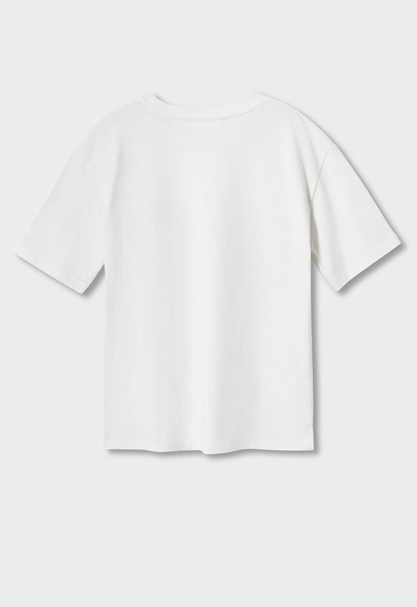 MANGO - T-shirt paradise - off white