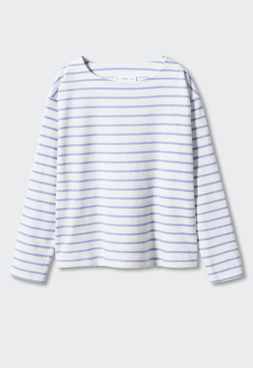 MANGO - T-shirt picasso - off white
