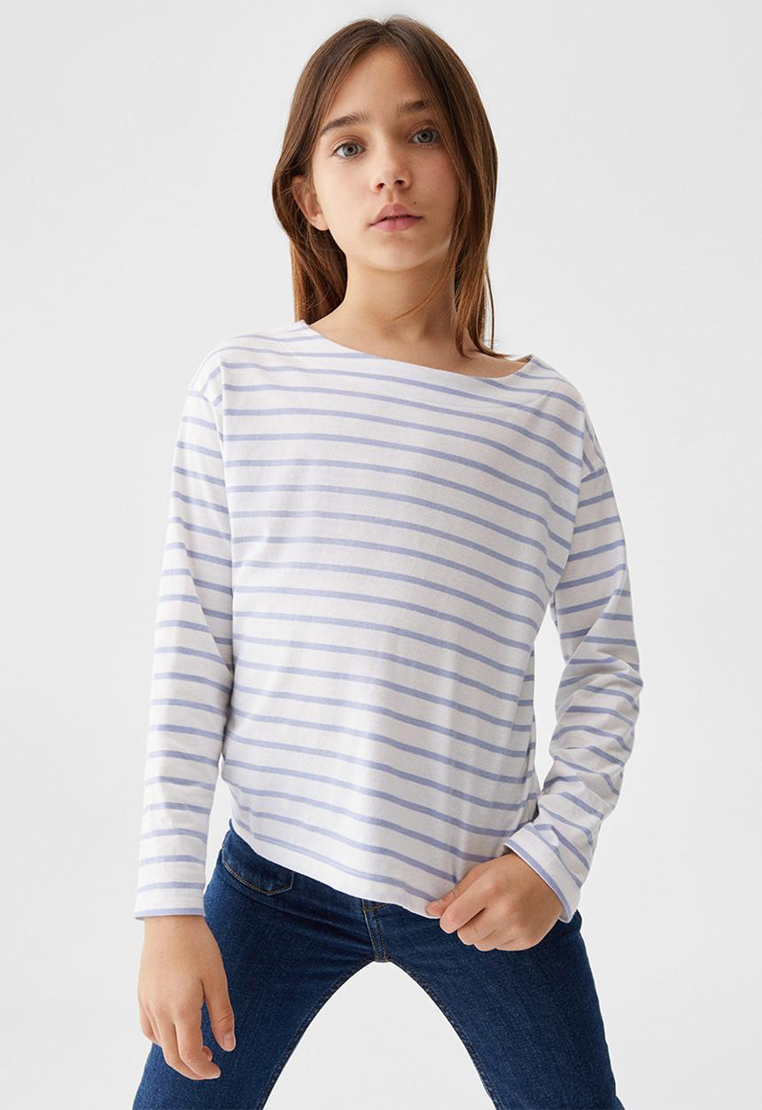 MANGO - T-shirt picasso - off white