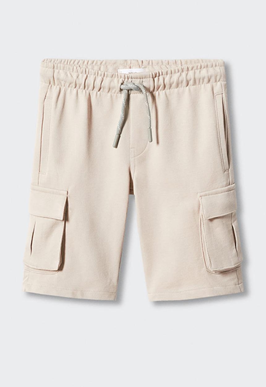 MANGO - Bermuda shorts karl - beige