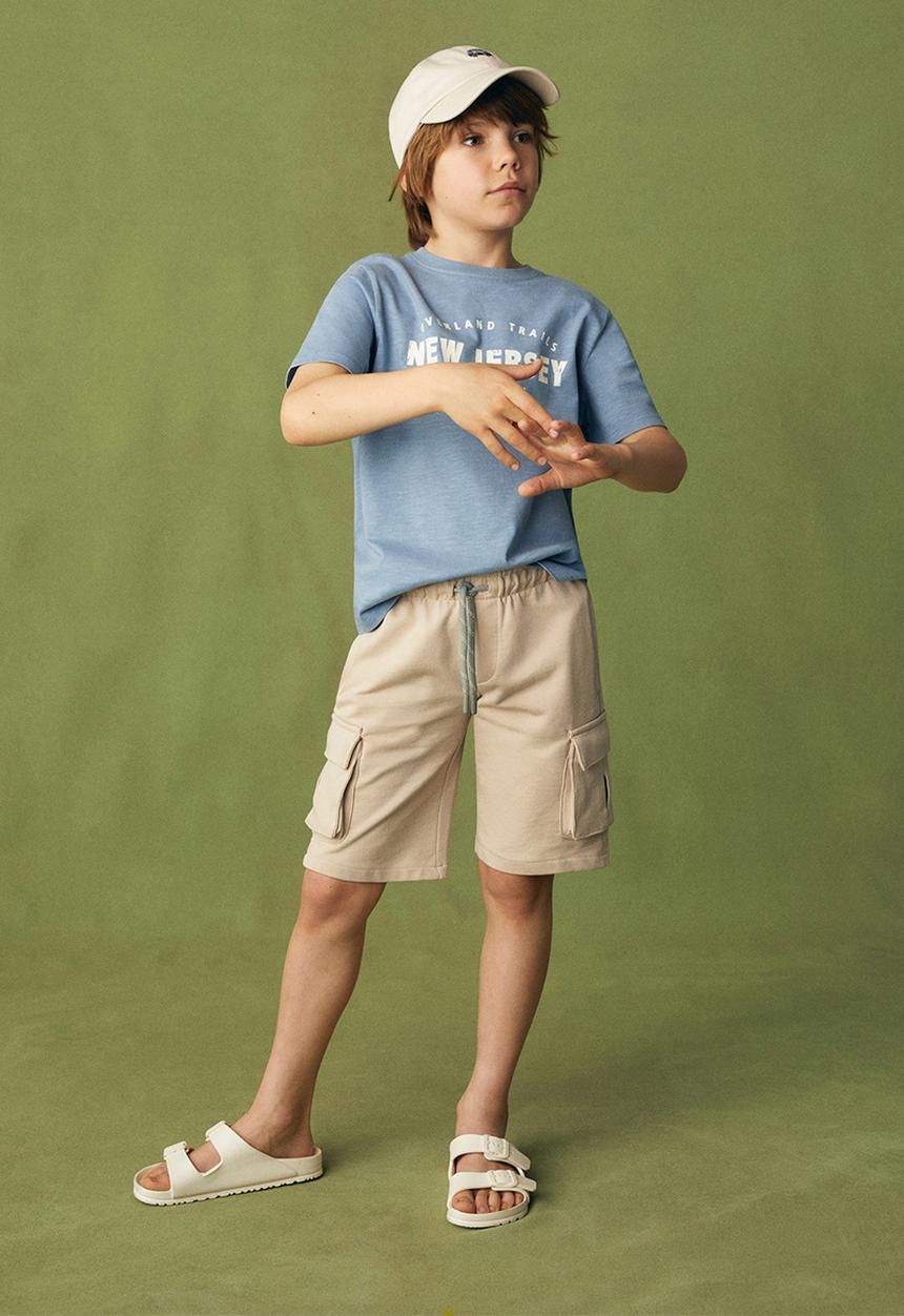 MANGO - Bermuda shorts karl - beige