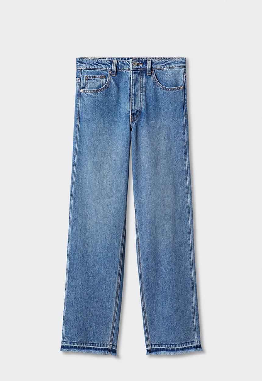 MANGO - Jeans straight - blue